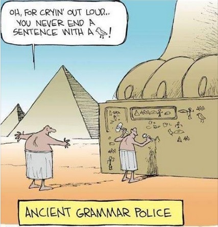 Ancient Grammar Police