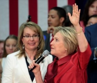 2016 Hillary and fan look loony