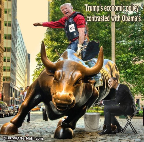 2018_05 04 Trump v Obama bullish economics by Terrell