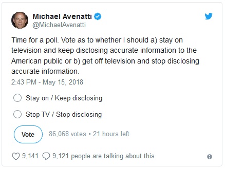 2018_05 15 Avenatti poll