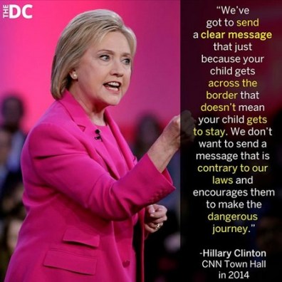 2014 Hillary on illegal immigration