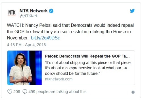 2018_04 04 Pelosi promises to raise taxes