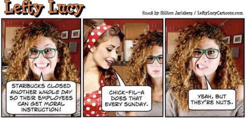 2018_05 30 Lefty Lucy re Starbucks