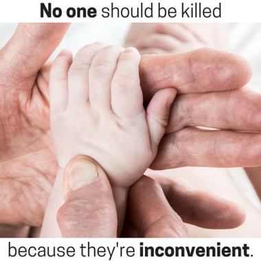 2018_07 Noone should be killed because they're inconvenient