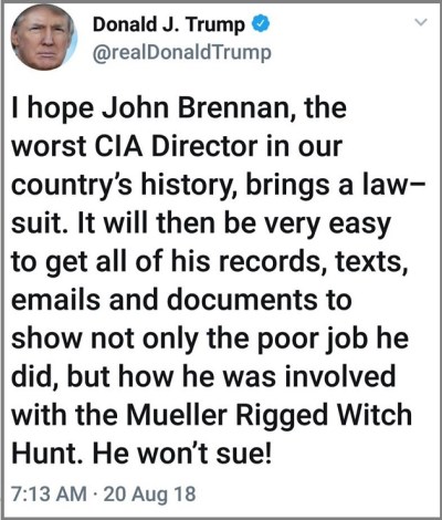 2018_08 20 Trump tweet
