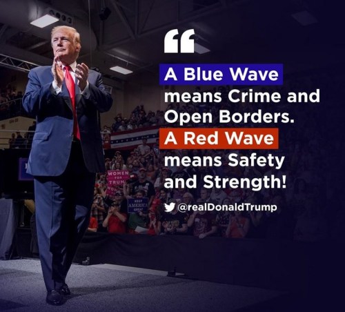 2018_08 21 Blue vs Red Wave by Trump