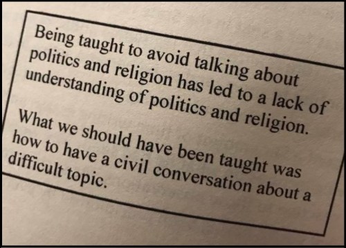 2018_08 Politics and Religion