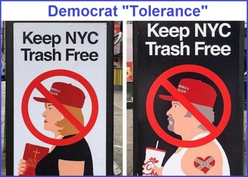 2018_10 30 Democrat tolerance