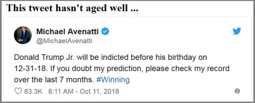 2018_10 11 Avenatti tweet