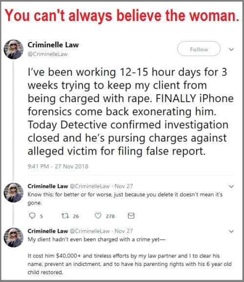 2018_11 27 Cant always believe woman