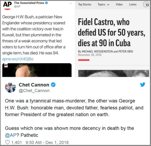 2018_12 01 AP Bush v Castro