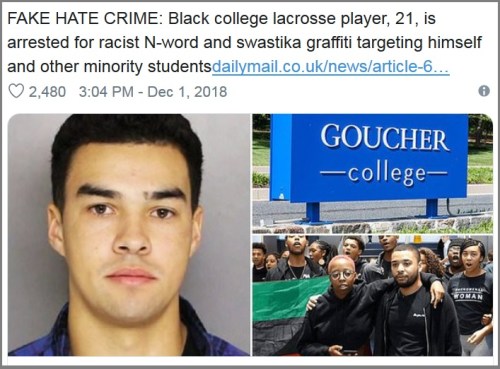 2018_12 01 Fake hate crime