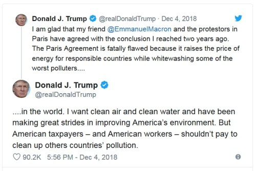 2018_12 04 Trump climate