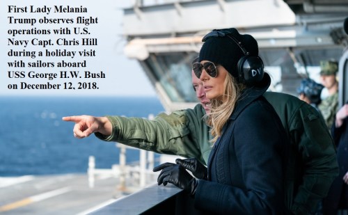 2018_12 12 Melania on deck