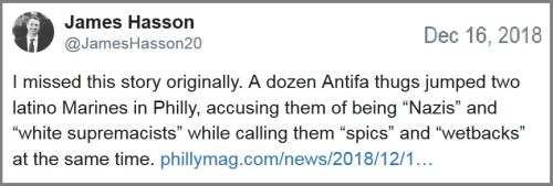 2018_12 16 Antifa mob jumps Marines