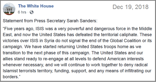 2018_12 19 Leaving Syria