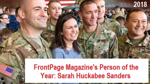 2018_12 26 FrontPage Sarah Sanders