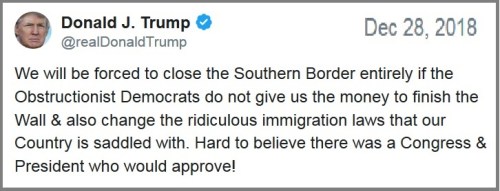 2018_12 28 Trump tweet