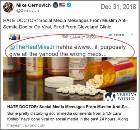 2018_12 31 Muslim doc fired
