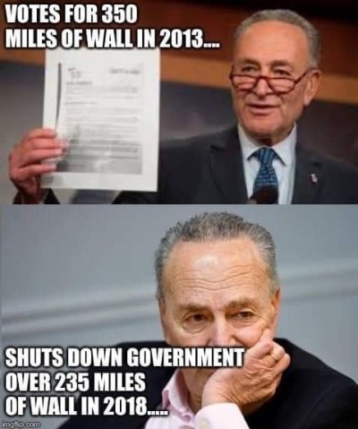 2013 2018 Schumer wall