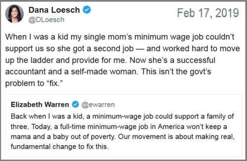 2019_02 17 Warren Loesch min wage tweets