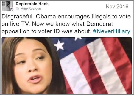 2016 Illegal vote