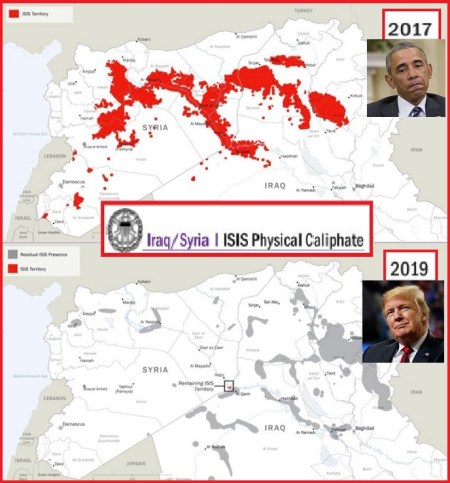 2017 2019 ISIS