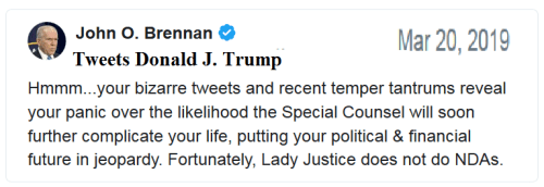 2019_03 20 Brennan tweets