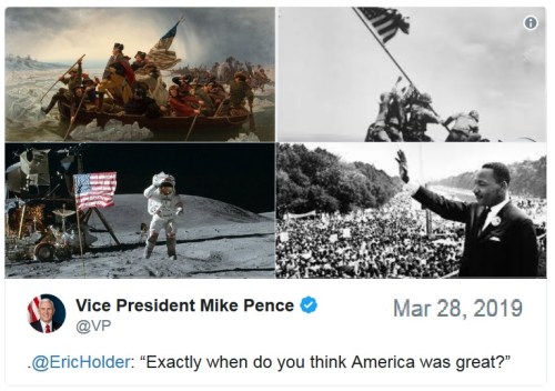 2019_03 28 Pence Holder tweet