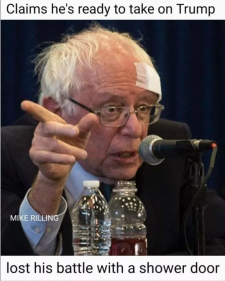 2020 Bernie shower