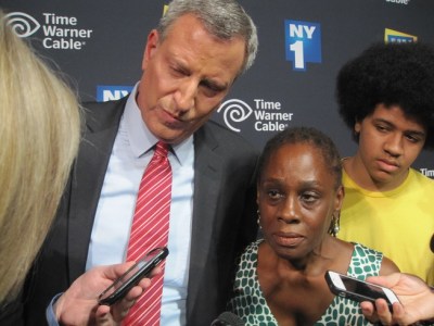 DiBlasio and wife