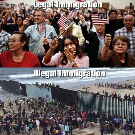 Legal vs Illegal immigration