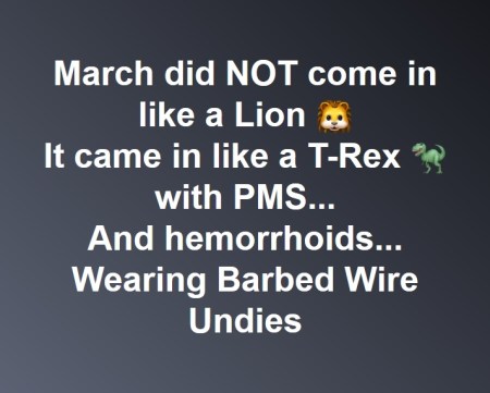 March T Rex