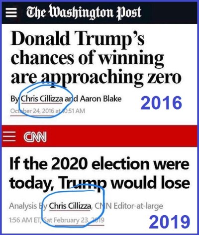 2016 2019 Trump's gonna lose