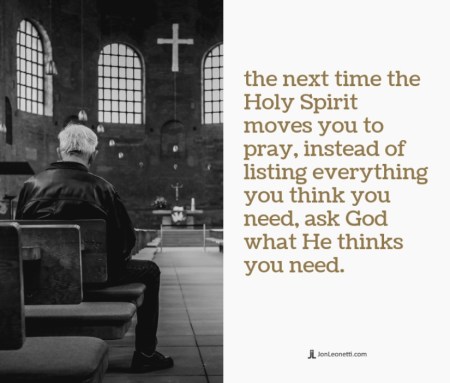 Ask God what He thinks