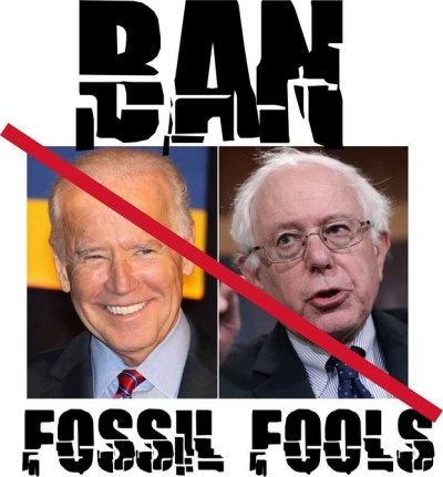 BIDEN BERNIE fossil fools