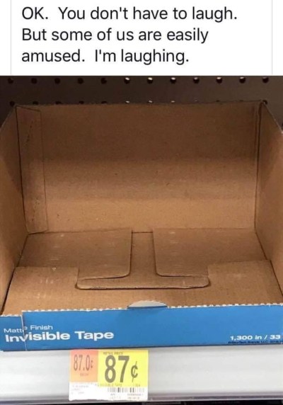 Invisible tape
