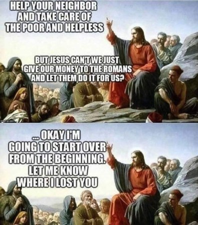 Jesus Help your neighbor