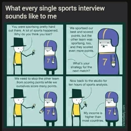 SPORTS tv interview