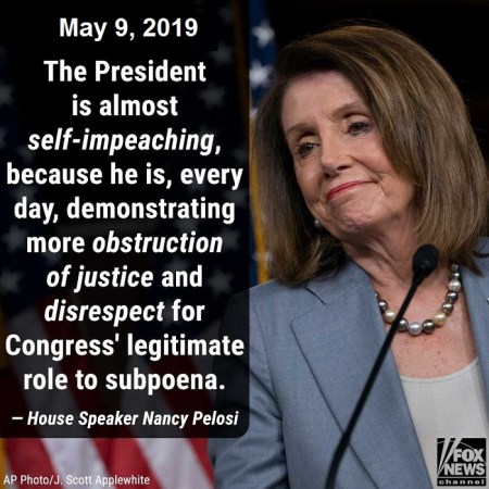 2019_05 12 Pelosi subpoena