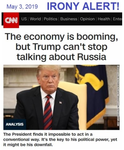 irony alert CNN