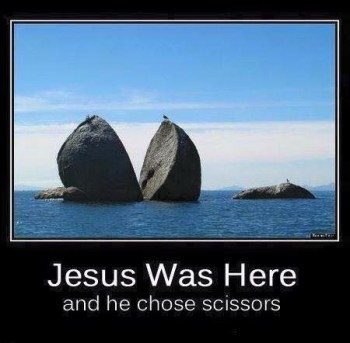 Jesus scissors