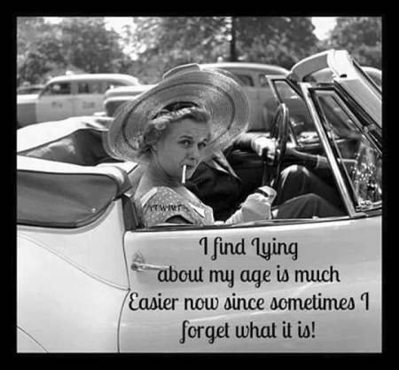 Lying about age