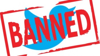 twitter banned