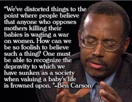 ABORTION Ben Carson