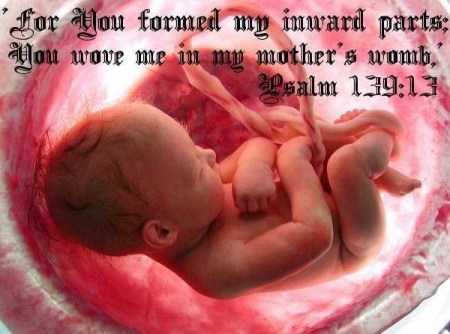 ABORTION you formed me