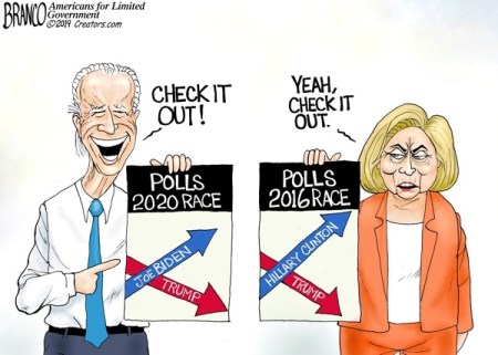 Biden Hillary polls by Branco