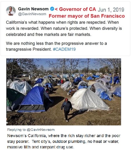 Newsom tweet