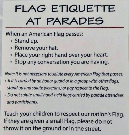 flag etiquette
