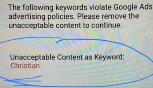 Google ad Christian